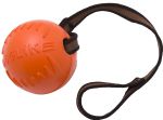 Игрушка для собак Doglike Мяч с лентой большой оранжевый 100 мм
