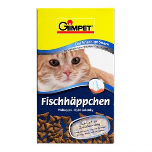 Gimpet:> Витамины Gimpet Der knackige snack, fisch кусочки с рыбой для очистки зубов для кошек 100г .В зоомагазине ЗооОстров товары производителя GIMBORN (ГИМБОРН) Германия. Доставка.