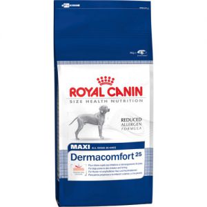 ROYAL CANIN:> Корм для собак Royal Canin Maxi Dermacomfort для собак крупных пород, склонных к кожным раздражениям и зуду сухой 12кг .В зоомагазине ЗооОстров товары производителя ROYAL CANIN (РОЯЛ КАНИН) ЕС,Россия. Доставка.