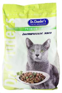 Dr.CLAUDER:> Корм для кошек Dr.Clauder's диетическое мясо для взрослых кошек сухой 400г .В зоомагазине ЗооОстров товары производителя Dr.CLAUDER (Дк.КЛАУДЕР) Германия. Доставка.