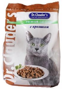 Dr.CLAUDER:> Корм для кошек Dr.Clauder's с кроликом для взрослых кошек сухой 400гр .В зоомагазине ЗооОстров товары производителя Dr.CLAUDER (Дк.КЛАУДЕР) Германия. Доставка.
