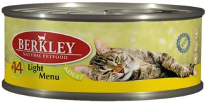 Berkley:> Корм для кошек Berkley лёгкая формула (телятина и кролик) №14 консервы 100г .В зоомагазине ЗооОстров товары производителя Berkley (Беркли) Германия. Доставка.