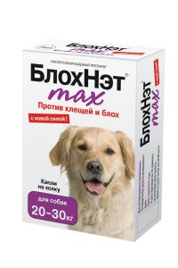 БлохНэт:> Капли от блох и клещей БлохНэт MAX для собак от 20кг до 30кг .В зоомагазине ЗооОстров товары производителя Астрафарм (Россия). Доставка.