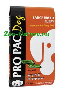 PRO PAC:>Pro Pac Puppi Large Breed 15кг. В зоомагазине ЗооОстров товары производителя PRO PAC (ПРОПАК) США. Доставка.