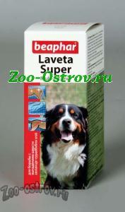 BEAPHAR:> Витамины Beaphar Laveta Super For Dogs для шерсти собакам 50мл .В зоомагазине ЗооОстров товары производителя BEAPHAR (БЕАФАР) Голландия. Доставка.