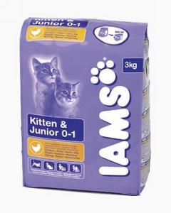 IAMS:> Корм для кошек Iams Kitten&Junior Chicken 0337 с курицей для котят сухой 10кг .В зоомагазине ЗооОстров товары производителя IAMS (ЙАМС) Голландия. Доставка.