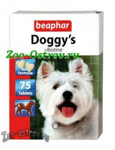 BEAPHAR:> Витаминизированное лакомство для собак Beaphar Doggy’s + Biotin 75тб .В зоомагазине ЗооОстров товары производителя BEAPHAR (БЕАФАР) Голландия. Доставка.