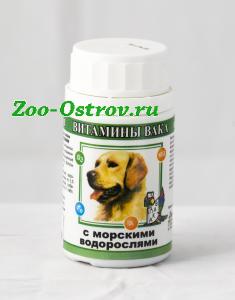 ВАКА:> Витамины для собак Вака с морскими водорослями 80 таблеток .В зоомагазине ЗооОстров товары производителя БИОСФЕРА (ВАКА) Россия. Доставка.
