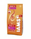 Корм для кошек Iams ADULT Cat r/i Salmon&Rice 300г (382) 1/8 для взрослых кошек сухой