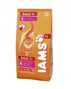 IAMS:> Корм для кошек IamsIAMS ADULT Cat r/i Salmon&Rice 300г (382) 1/8 для взрослых кошек сухой .В зоомагазине ЗооОстров товары производителя IAMS (ЙАМС) Голландия. Доставка.
