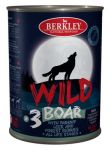 Корм для собак Berkley WILD Кабан с пастернаком, сладким луком и лесными ягодами №3 консервы 400г