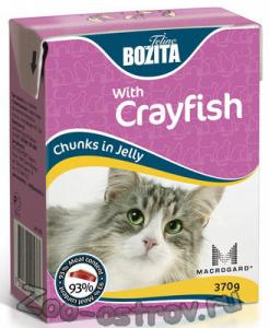 BOZITA:> Корм для кошек Bozita Tetra Pak Лангуст для взрослых кошек консервы 370гр .В зоомагазине ЗооОстров товары производителя BOZITA (БОЗИТА) Швеция. Доставка.