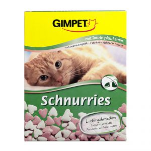 Gimpet:> Витамины Gimpet Schnurries mit taurin plus lamm сердечки с таурином и ягненком для кошек 650т .В зоомагазине ЗооОстров товары производителя GIMBORN (ГИМБОРН) Германия. Доставка.