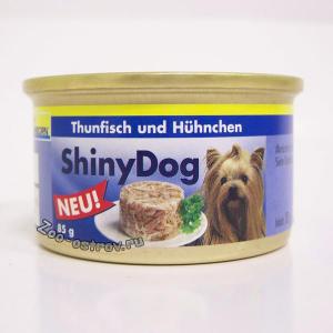 GIMBORN:> Корм для собак GIMBORN ShinyDog тунец с цыпленком консервы 85гр .В зоомагазине ЗооОстров товары производителя GIMBORN (ГИМБОРН) Германия. Доставка.