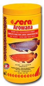 SERA:> Корм для рыб Sera Arowana для араван,крупных цихлид, плавающие гранулы 1000мл .В зоомагазине ЗооОстров товары производителя SERA (СЕРА) Германия. Доставка.