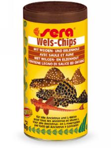 SERA:> Корм для рыб Sera Wels-chips для сомиков со ртом-присоской, чипсы 100мл .В зоомагазине ЗооОстров товары производителя SERA (СЕРА) Германия. Доставка.