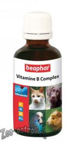 BEAPHAR:> Комплекс витаминов Beaphar Vitamin B Complex группы В для собак, кошек, грызунов и птиц 50мл .В зоомагазине ЗооОстров товары производителя BEAPHAR (БЕАФАР) Голландия. Доставка.