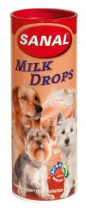 Sanal:> Витаминизированное лакомство для собак Sanal "Milk drops" молочные дропсы 250гр .В зоомагазине ЗооОстров товары производителя Sanal(САНАЛ) Голландия. Доставка.