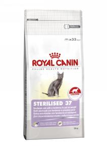 ROYAL CANIN:> Корм для кошек Royal Canin Sterilised 37 для взрослых кастрированных котов и стерилизованных кошек сухой 400гр .В зоомагазине ЗооОстров товары производителя ROYAL CANIN (РОЯЛ КАНИН) ЕС,Россия. Доставка.