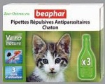 Капли Beaphar BIO для котят против блох и клещей, 3 пипетки