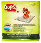 Подстилки-пелёнки OOPS! для животных 48*35 cм 18шт