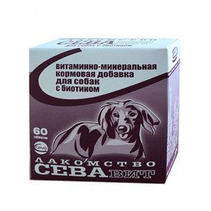 СЕВАвит:> Витаминизированное лакомство для собак СЕВАвит с биотином 60тб .В зоомагазине ЗооОстров товары производителя Ceva(Сева) Россия. Доставка.