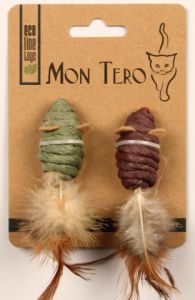Mon Tero:> Игрушка для кошек Mon Tero ЭКО Мышь с кошачьей мятой зеленая/фиолетовая 5см 2шт .В зоомагазине ЗооОстров товары производителя Mon Tero (Монтеро) Китай. Доставка.