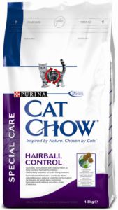 Cat Chow:> Корм для кошек Special Care Hairball Control для выведения шерсти сухой 1,5кг .В зоомагазине ЗооОстров товары производителя Cat Chow. Доставка.