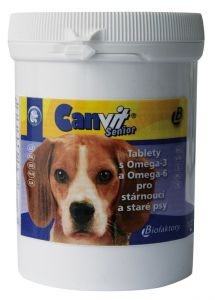 Canvit:> Витаминно-минеральный комплекс для собак Канвит сеньор 80г .В зоомагазине ЗооОстров товары производителя Trouw Nutrition Biofaktory (Чехия). Доставка.