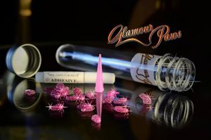 Glamour Paws:> Колпачки защитные для когтей "Гламурные лапки" перламутровые розовые 20 шт. .В зоомагазине ЗооОстров товары производителя Glamour Paws (Китай). Доставка.