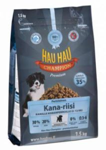 Hau Hau:> Корм для собак Hau-Hau Champion Chicken- Rice Puppy курица с рисом для щенков всех пород сухой 1.5 кг .В зоомагазине ЗооОстров товары производителя Hau Hau (Хау-Хау) Финляндия. Доставка.
