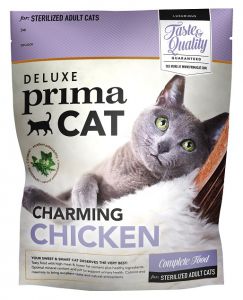 PrimaCat:> Корм для кошек PrimaCat DeLuxe Chicken sterilized курица для стерилизованных кошек и кастрированных котов сухой 400 г .В зоомагазине ЗооОстров товары производителя PrimaCat. Доставка.
