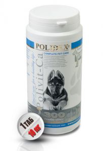Polidex:> Витаминно-минеральный комплекс для собак Polidex Поливит Кальций плюс 300 тб .В зоомагазине ЗооОстров товары производителя Polidex(Полидэкс) Россия. Доставка.