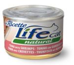 Консервы для кошек Lifecat Tuna - Shrimps тунец с креветками в бульоне 150г