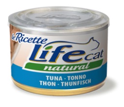 LifeCat:> Консервы для кошек Lifecat Tuna тунец в бульоне 150г .В зоомагазине ЗооОстров товары производителя Life Petcare (Италия). Доставка.