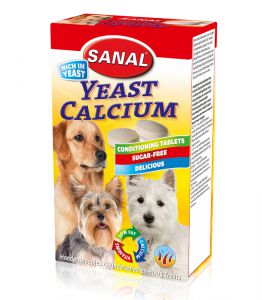Sanal:> Sanal д/собак "Yeast calcium" 100табл. с кальцием. 1/12 .В зоомагазине ЗооОстров товары производителя Sanal(САНАЛ) Голландия. Доставка.