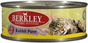 Berkley:> Корм для кошек Berkley с кроликом  №9 консервы 100г .В зоомагазине ЗооОстров товары производителя Berkley (Беркли) Германия. Доставка.