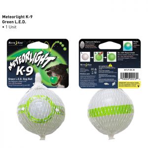 NITEIZE:> Игрушка для собак Niteize К9 Мяч светящийся зелёный .В зоомагазине ЗооОстров товары производителя NITEIZE (НИТАЙЗ) США. Доставка.