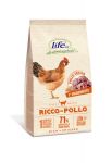 Корм для кошек LifeCat Adult Rich in Chicken low grain с высоким содержанием свежей курицы низкозерновой 0,4кг
