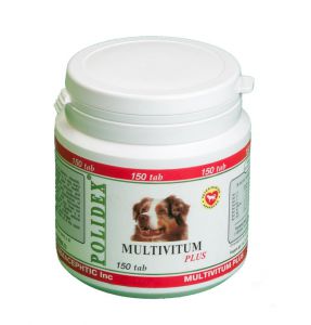 Polidex:> Витаминно-минеральная добавка для собак Polidex Мультивитум плюс 150 тб .В зоомагазине ЗооОстров товары производителя Polidex(Полидэкс) Россия. Доставка.