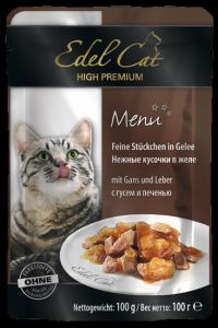Edel Cat:> Консервы для кошек Edel Cat гусь печень 100г .В зоомагазине ЗооОстров товары производителя Edel Cat(Эдель Кэт). Доставка.
