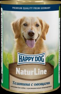 Happy Dog:> Консервы для собак Happy Dog Телятина с овощами  400г  .В зоомагазине ЗооОстров товары производителя Happy Dog(Хэппи Дог). Доставка.