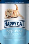 Консервы для котят Happy Cat курочка с морковью 100г