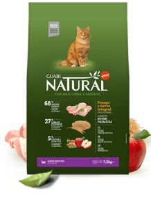 Guabi Natural:> Корм для кошек Guabi Natural цыплёнок коричневый рис сухой 7,5кг .В зоомагазине ЗооОстров товары производителя Guabi Natural. Доставка.