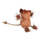 Игрушка для кошек Trixie Мышь коричневая с бежевым 8см 45738