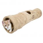 Тоннель Trixie для кошки бежевый, плюш 100см, d22см 42991