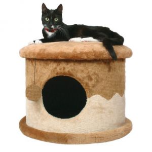 TRIXIE:> Домик Trixie для кошки  бежево-коричневый 32см, d50 4339 .В зоомагазине ЗооОстров товары производителя TRIXIE (ТРИКСИ) Германия. Доставка.