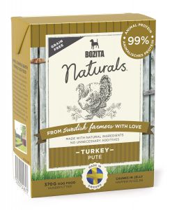 BOZITA:> конс. д/собак Bozita Naturals Turkey с ИНДЕЙКОЙ кус. в желе  1/16 .В зоомагазине ЗооОстров товары производителя BOZITA (БОЗИТА) Швеция. Доставка.