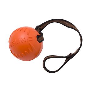 Doglike:> Игрушка для собак Doglike Мяч с лентой большой оранжевый ?100 мм .В зоомагазине ЗооОстров товары производителя Doglike (Доглайк) Россия. Доставка.