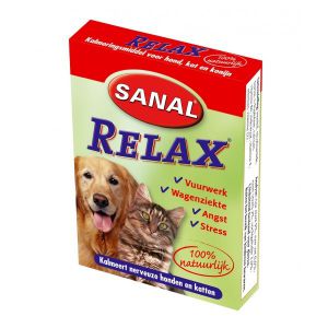 Sanal:> Средство Sanal для собак "Relax" от нервных срывов и страха 15тб .В зоомагазине ЗооОстров товары производителя Sanal(САНАЛ) Голландия. Доставка.